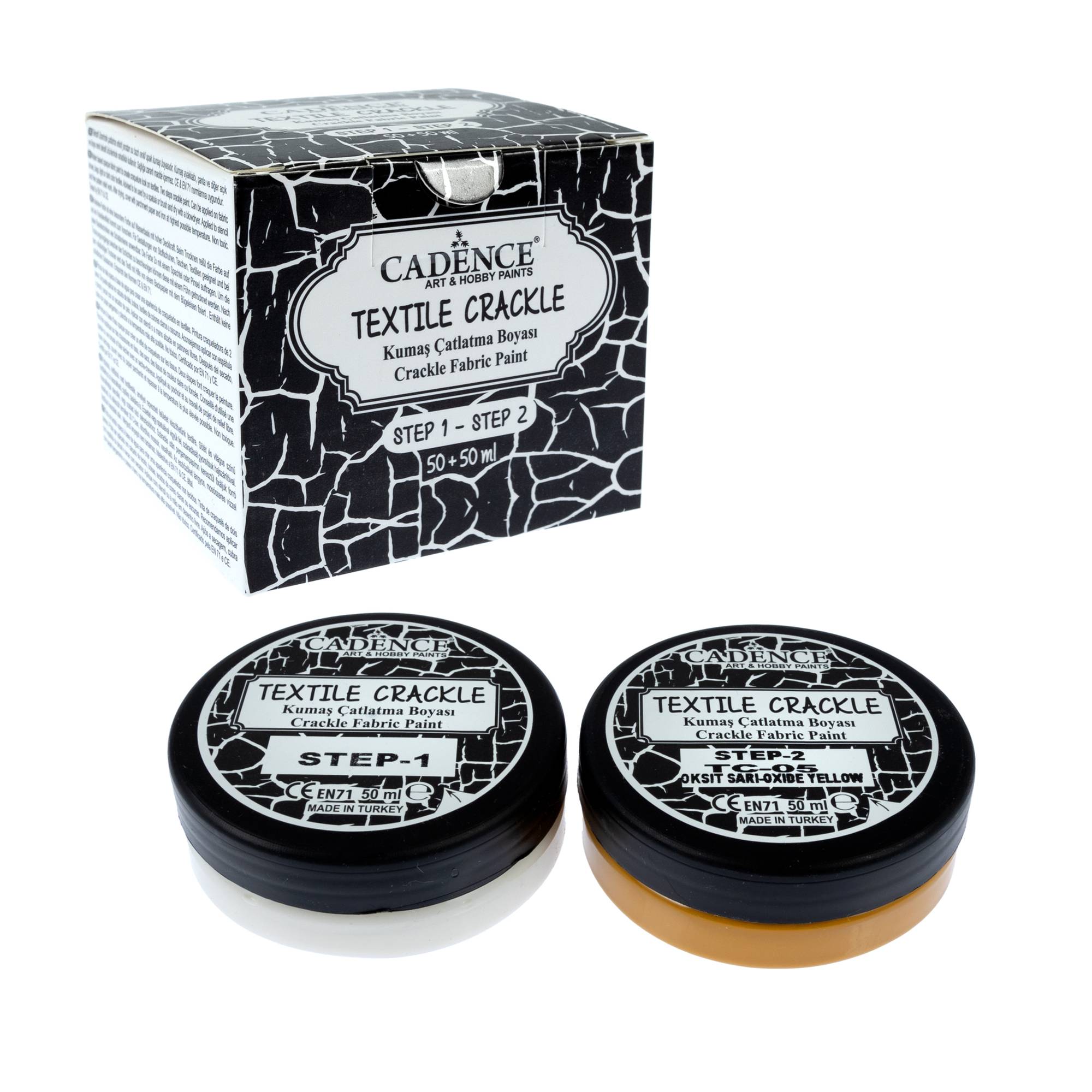 Cadence Oxide Yellow Textile Crackle Set