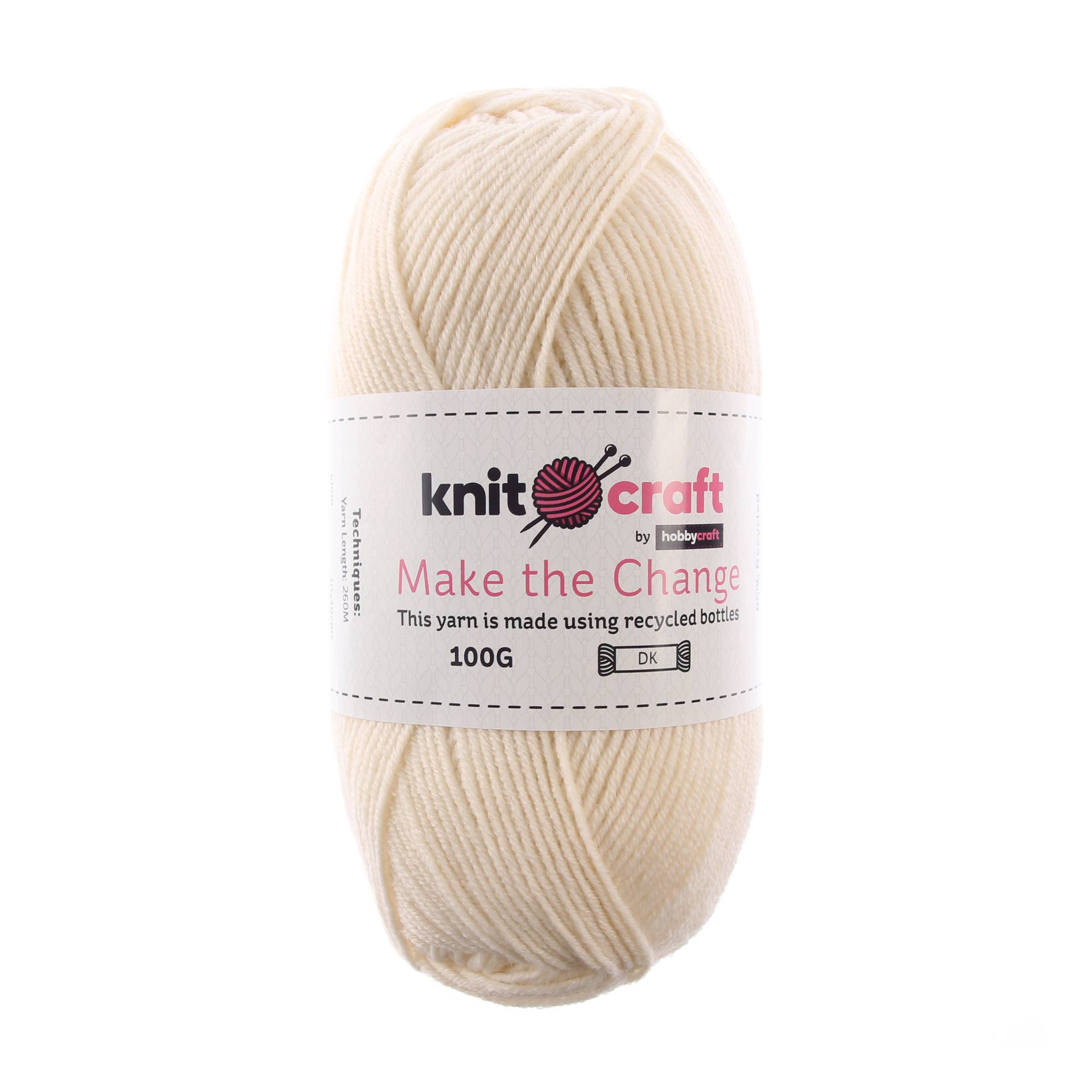 Knitcraft Cream Make the Change DK Yarn 100g