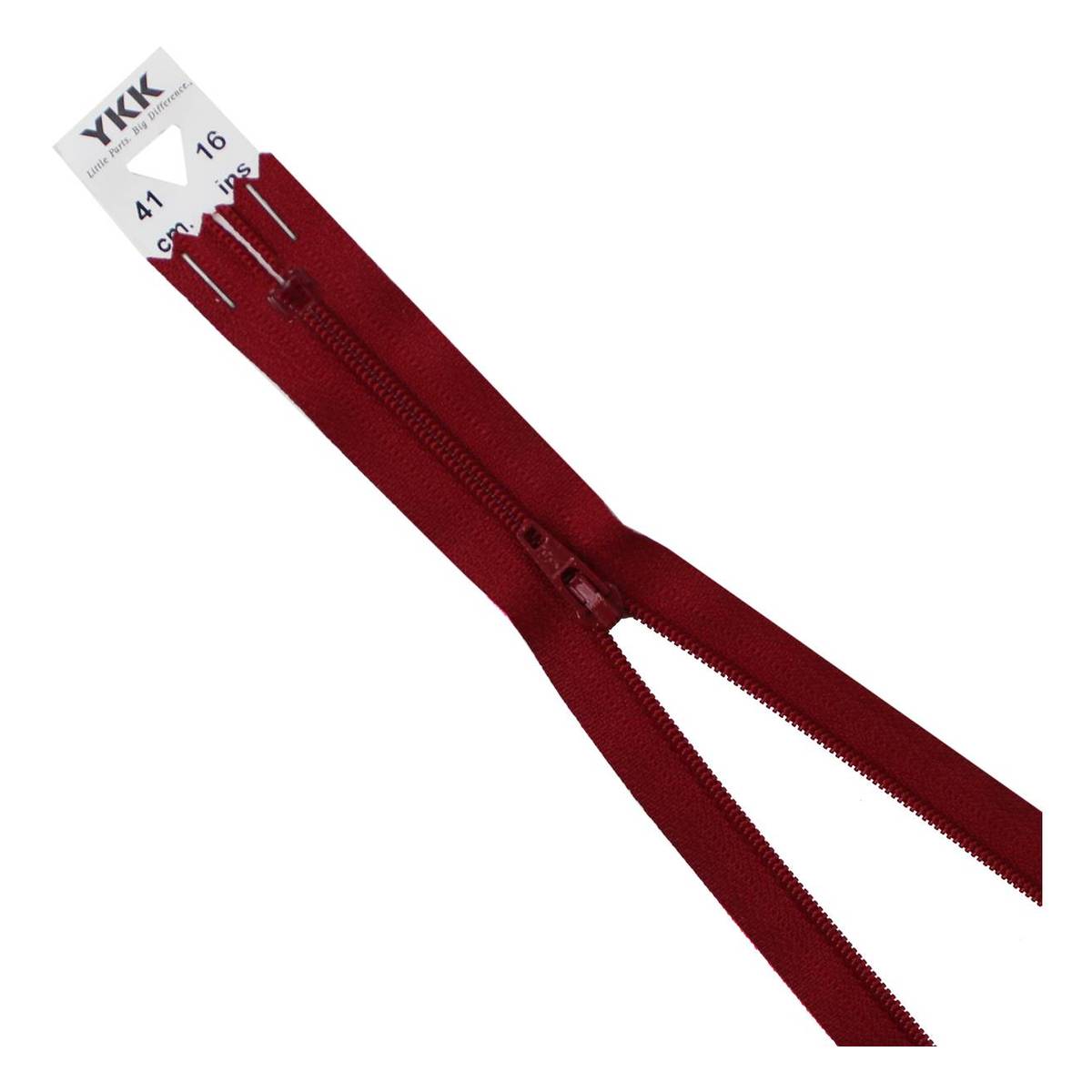 YKK Burgundy Dress and Skirt Zip 41cm