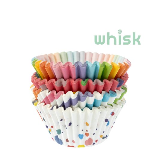 Whisk Rainbow Bright Mix Cupcake Cases 100 Pack