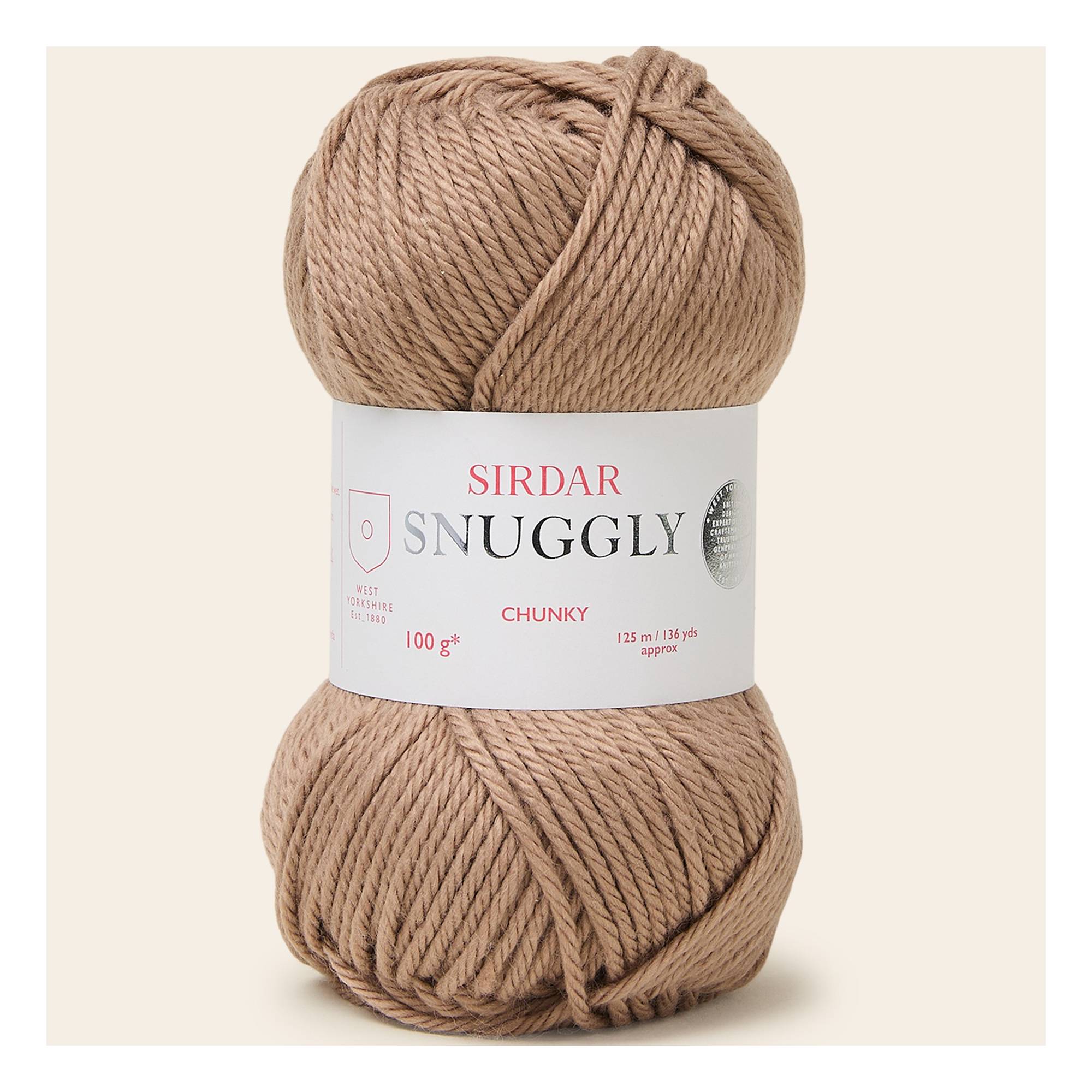 Sirdar Soft Brown Snuggly Chunky 100g