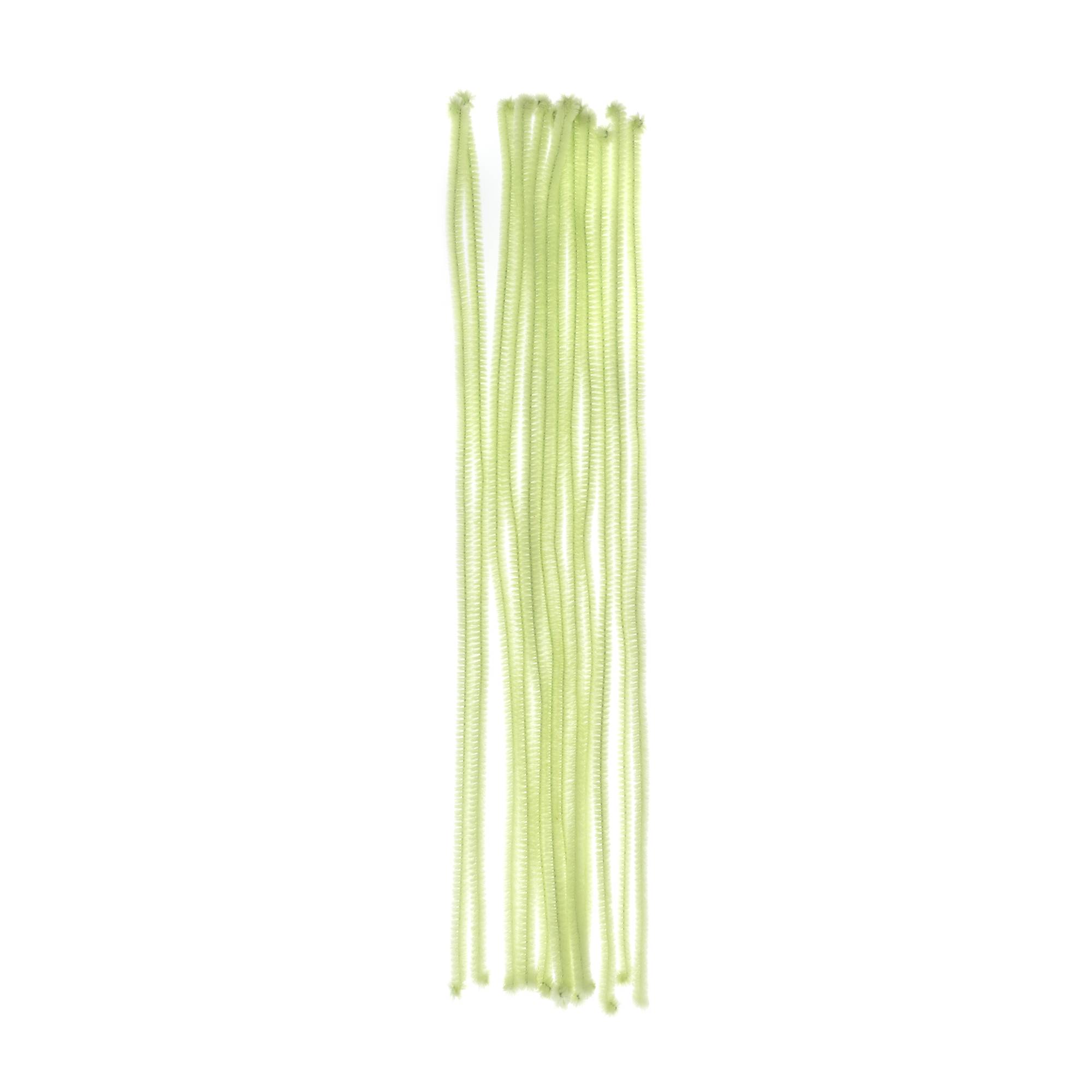 Pastel Green Pipe Cleaners 12 Pack