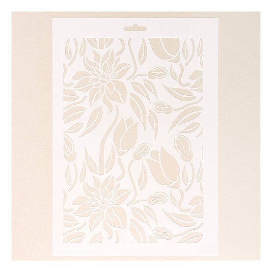 Flower Collection Stencil 21cm x 29cm