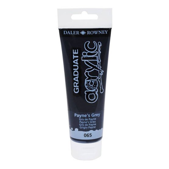 Daler-Rowney Graduate Payne’s Grey Acrylic Paint 120ml