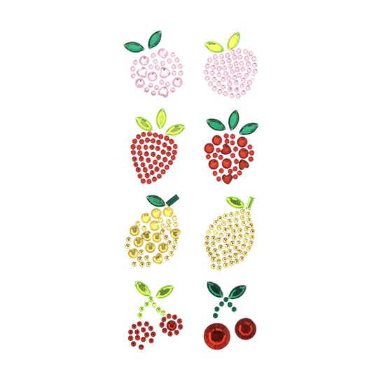 Fruit Gem Stickers 8 Pack