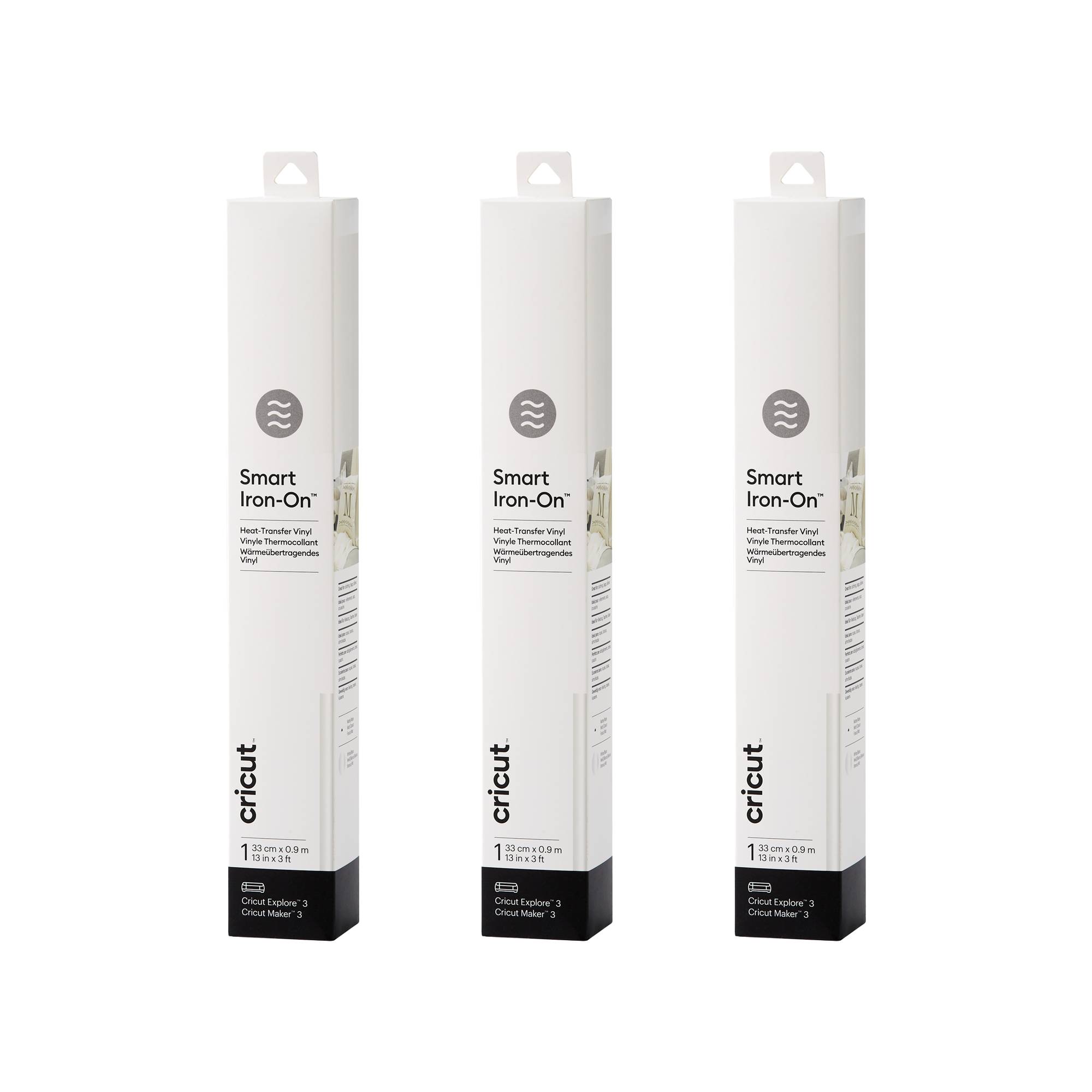 Cricut White Smart Iron-On 3 Pack Bundle
