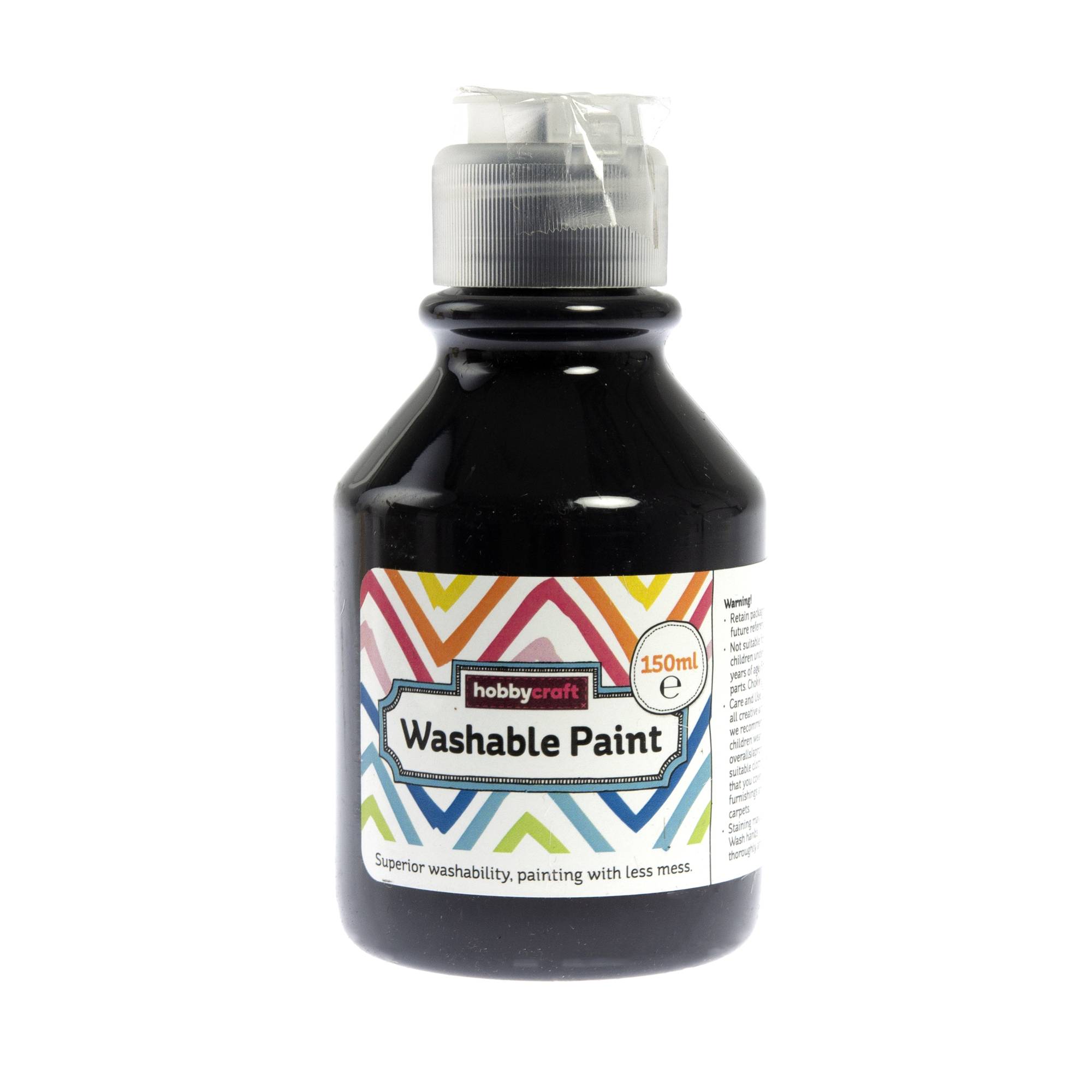 Black Washable Paint 150ml