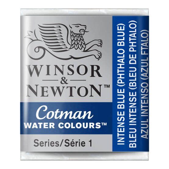 Winsor & Newton Intense Blue Cotman Watercolour Half Pan