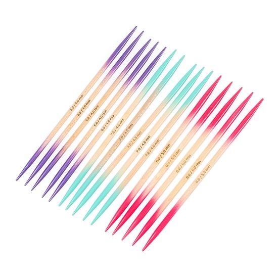 Knitcraft Double Ended Knitting Needles 15 Pack