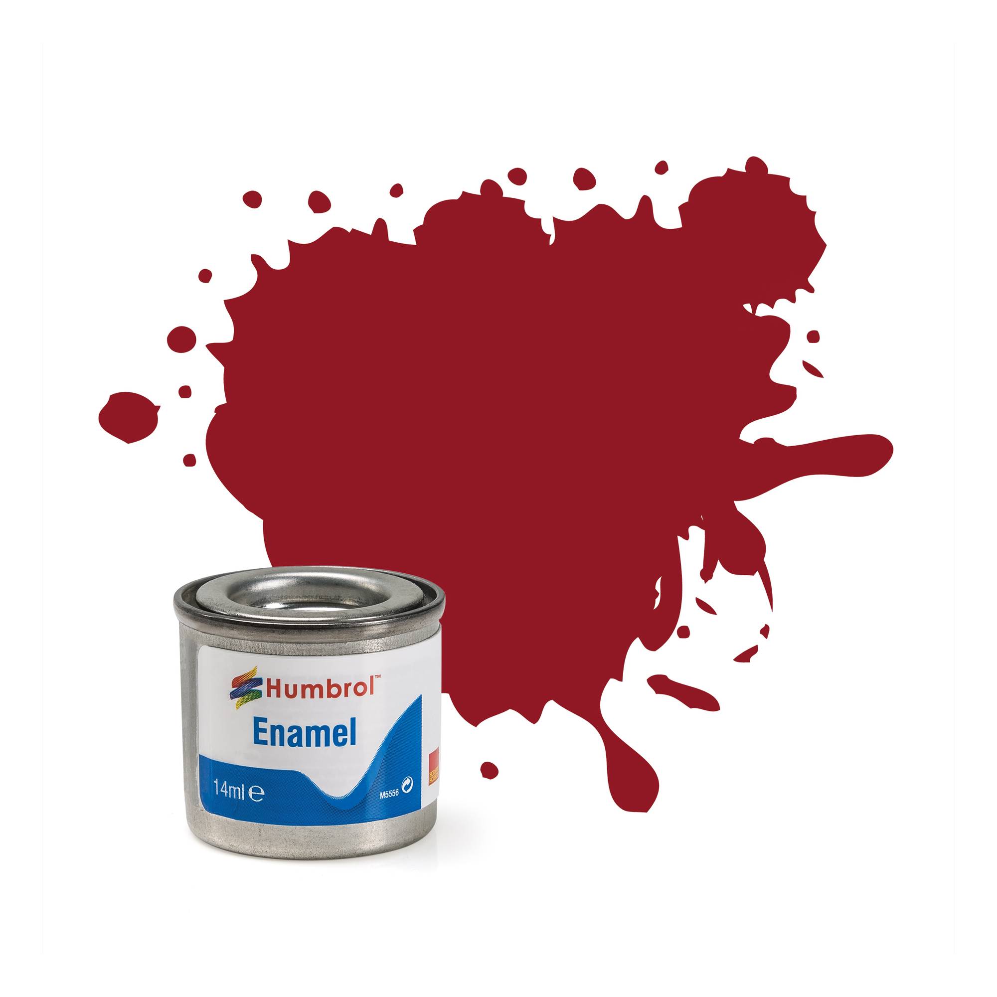 Humbrol 20 Crimson Enamel Gloss Paint 14ml