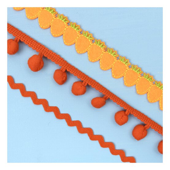 Orange Carrot Easter Trims 3 Pack