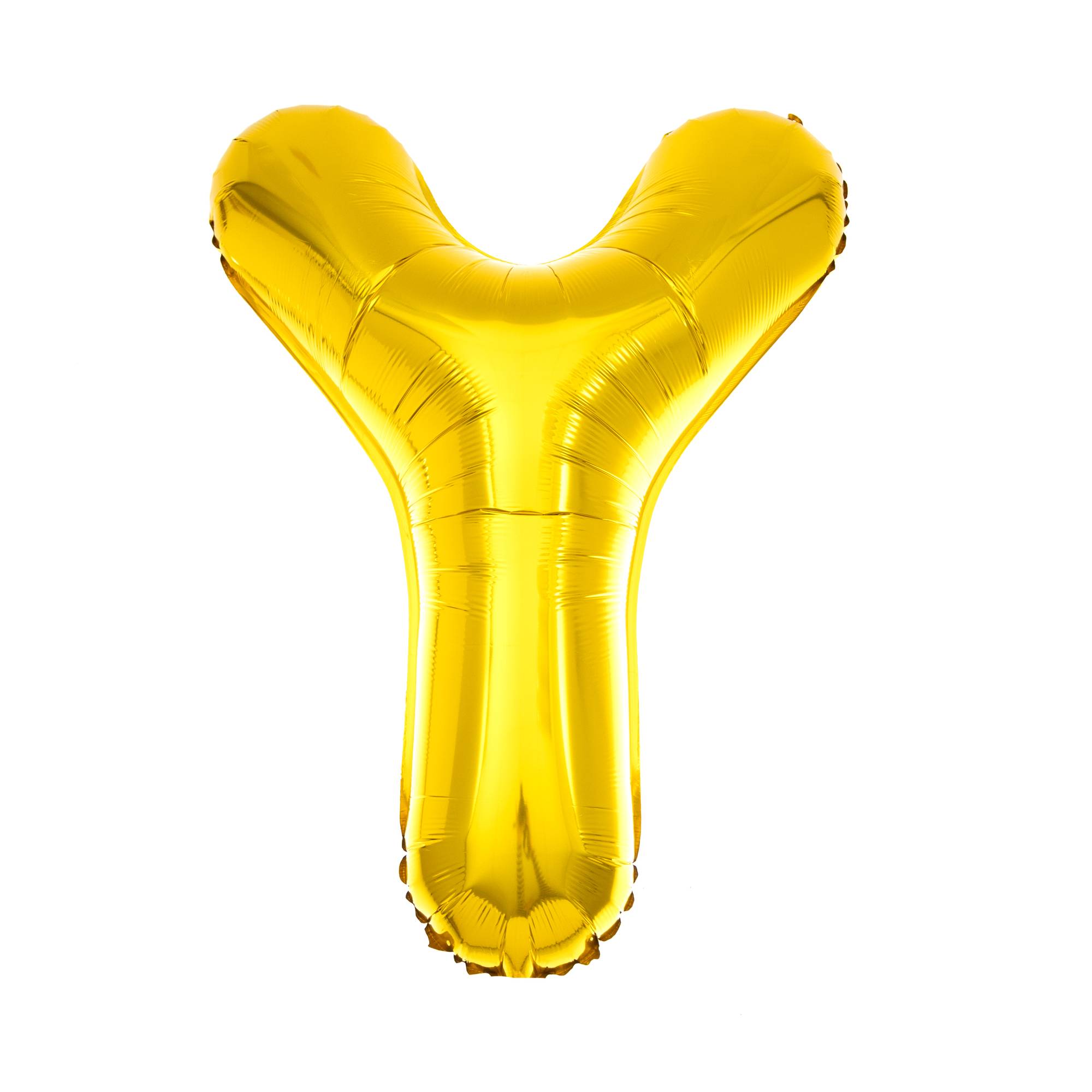 Extra Large Gold Foil Letter Y Balloon