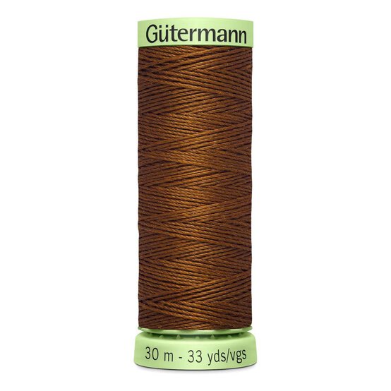 Gutermann Brown Top Stitch Thread 30m (650)