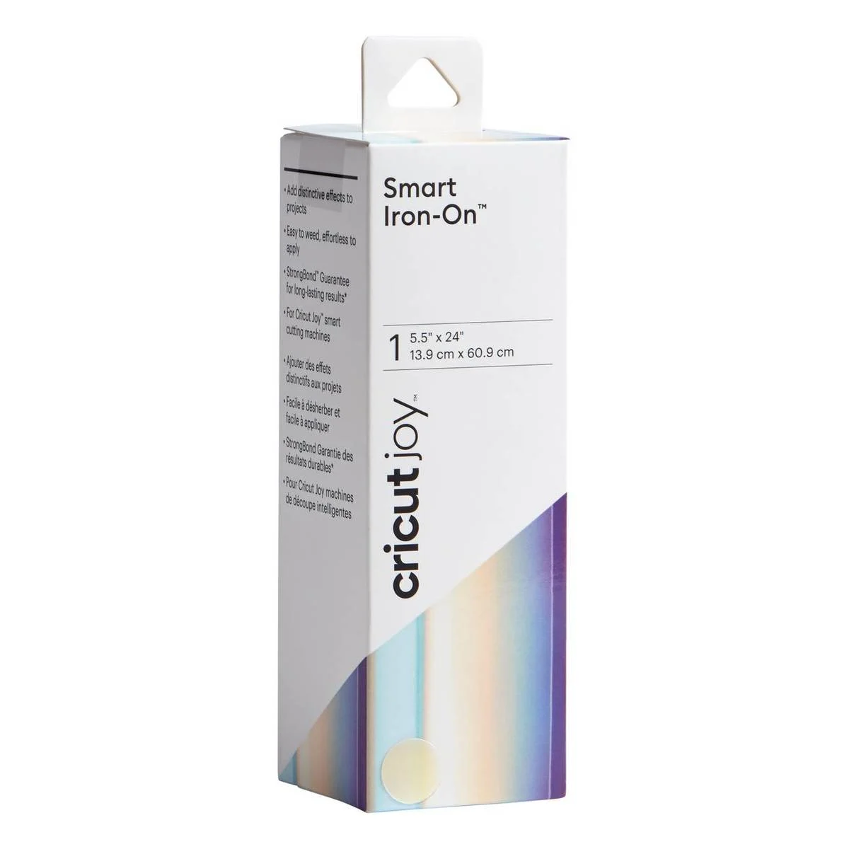 Cricut Joy Blue Holographic Smart Iron-On 5.5 x 24 Inches