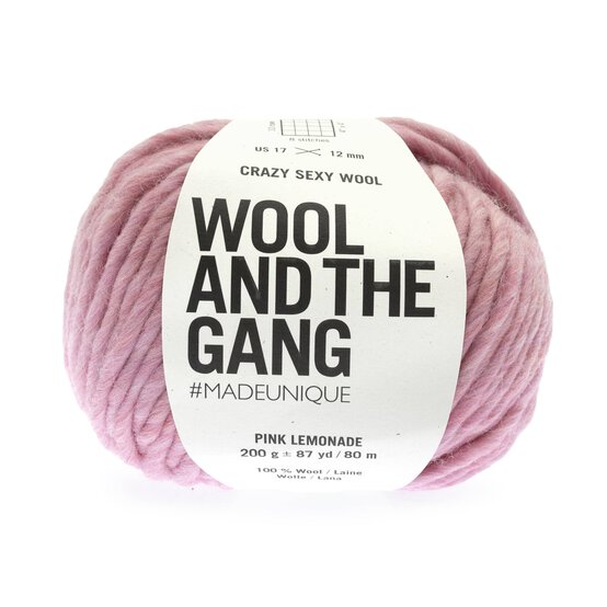 Wool and the Gang Pink Lemonade Crazy Sexy Wool 200g