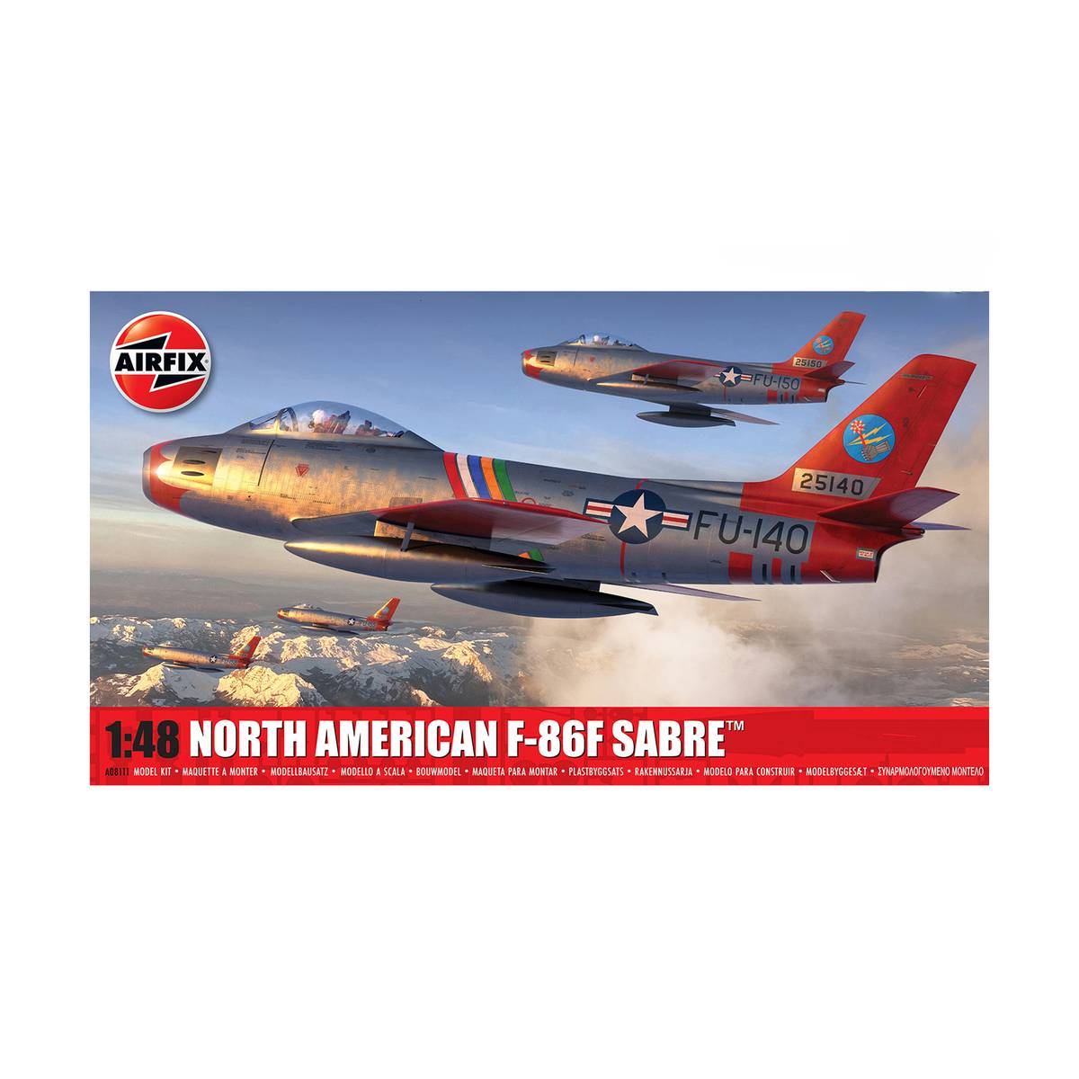 Airfix North American F-86F Sabre Model Kit 1:48