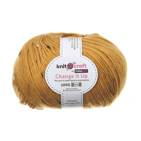 Knitcraft Mustard Change It Up Yarn 100g