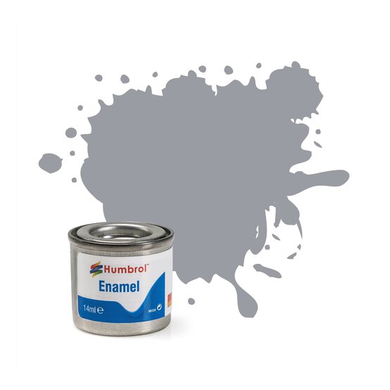 Humbrol 64 Light Grey Enamel Matt Paint 14ml