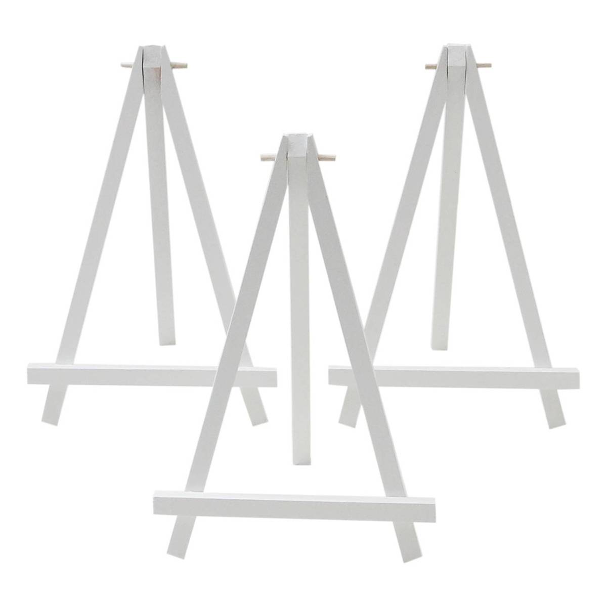 White Mini Table Easel 3 Pack