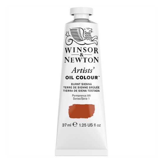 Winsor and Newton Artists Oil Colour Burnt Sienna 37ml