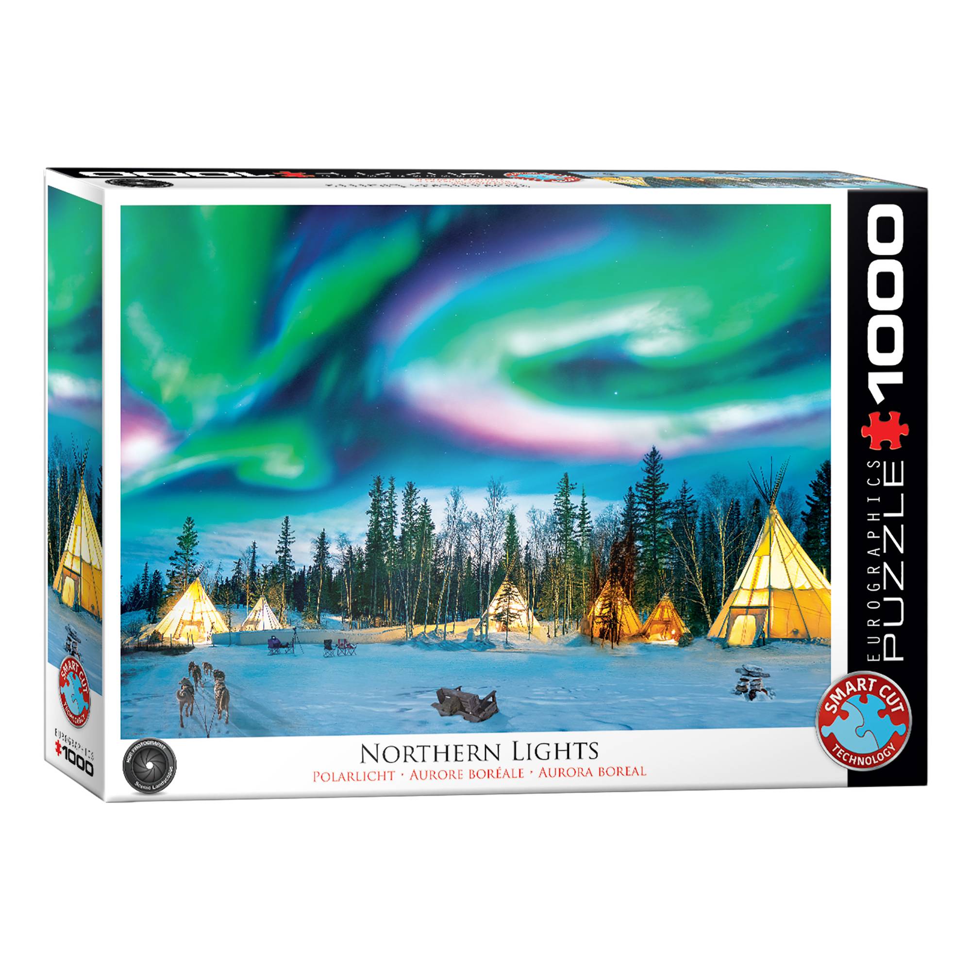 Eurographics Northern Lights Jigsaw Puzzle 1000 Pieces