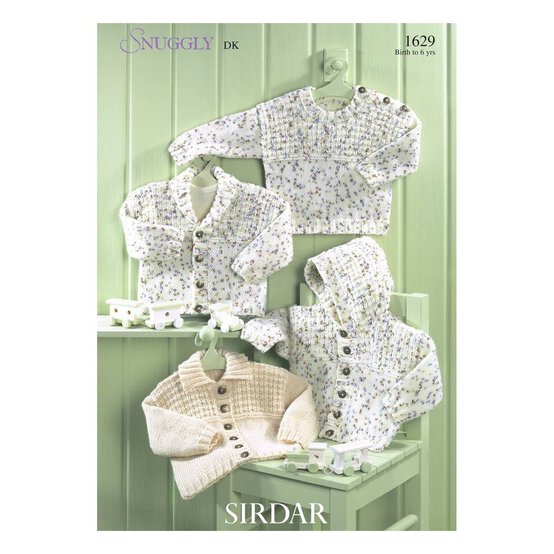 Sirdar Snuggly DK Cardigans and Sweater Digital Pattern 1629