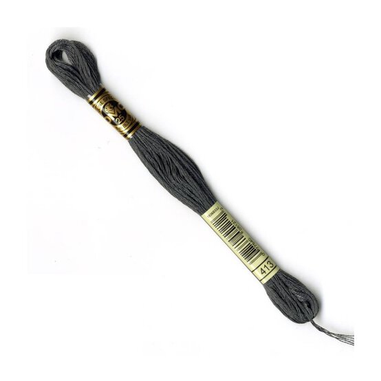 DMC Grey Mouline Special 25 Cotton Thread 8m (413)