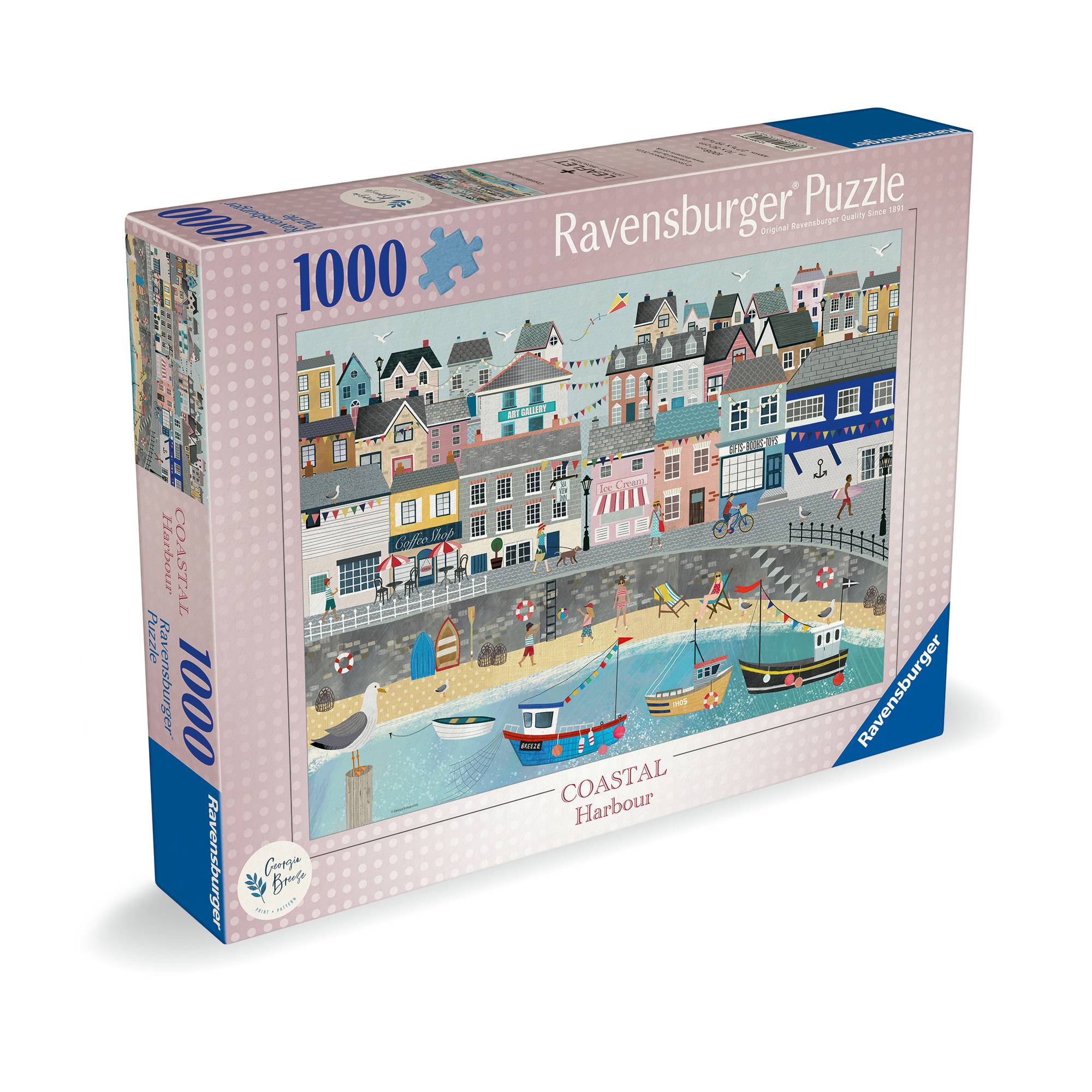 Ravensburger Coastal Harbour Jigsaw Puzzle 1000 Pieces