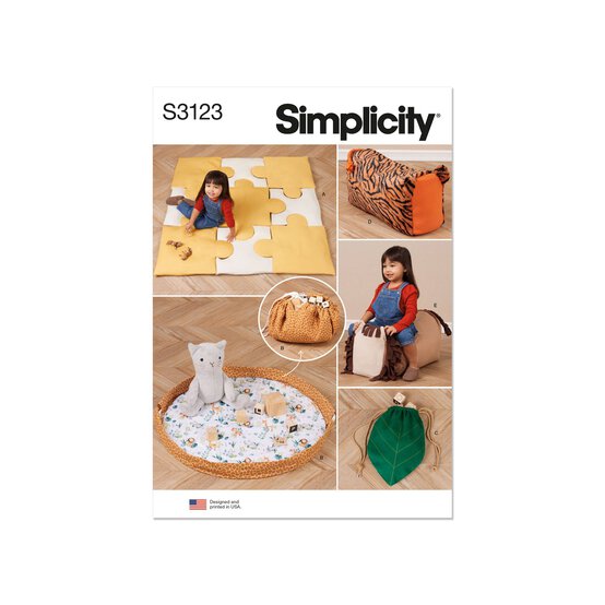 Simplicity Playroom Accessories Sewing Pattern S3123