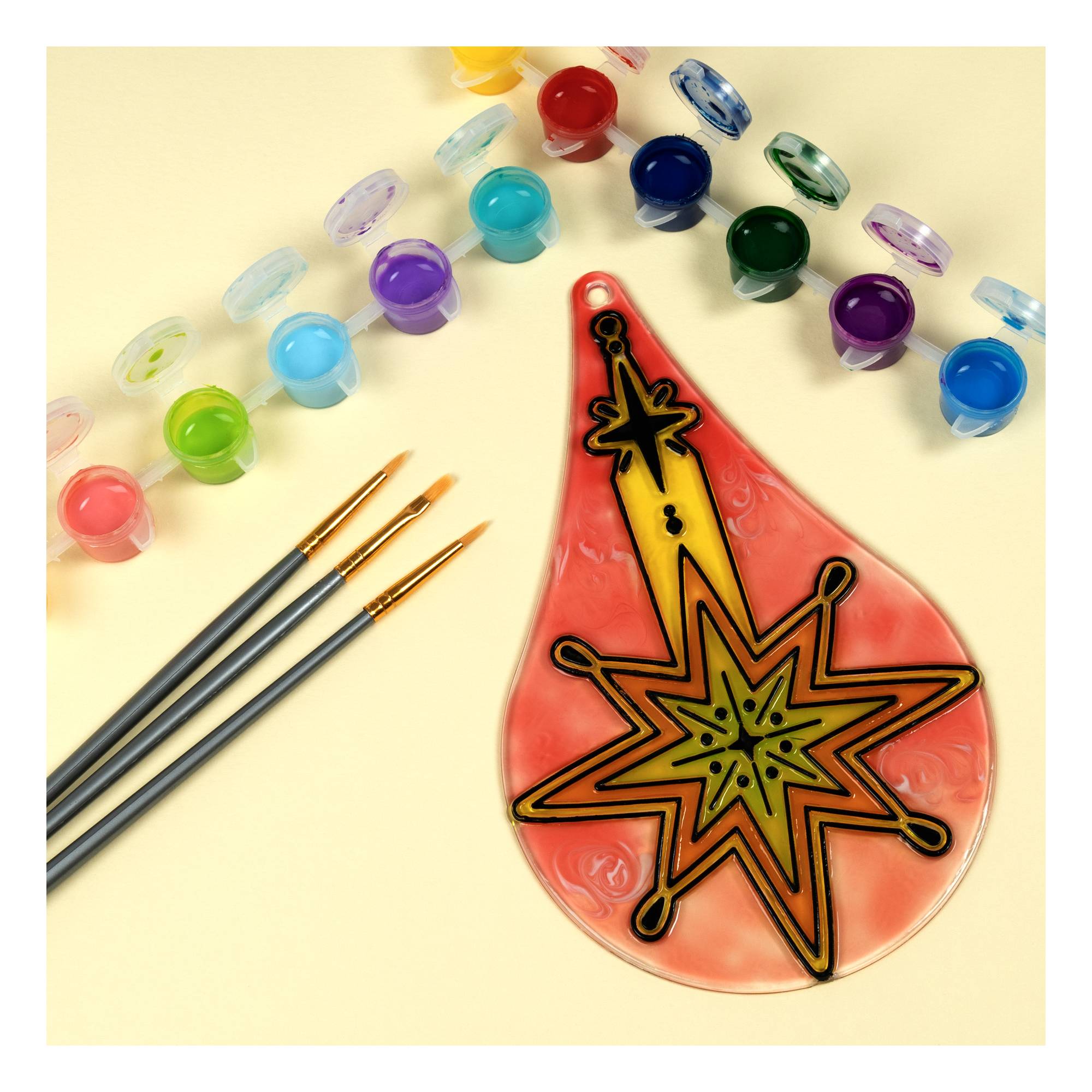 Stars Plastic Suncatcher
