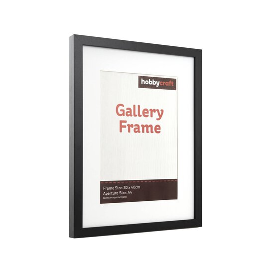 Black Gallery Frame 30cm x 40cm