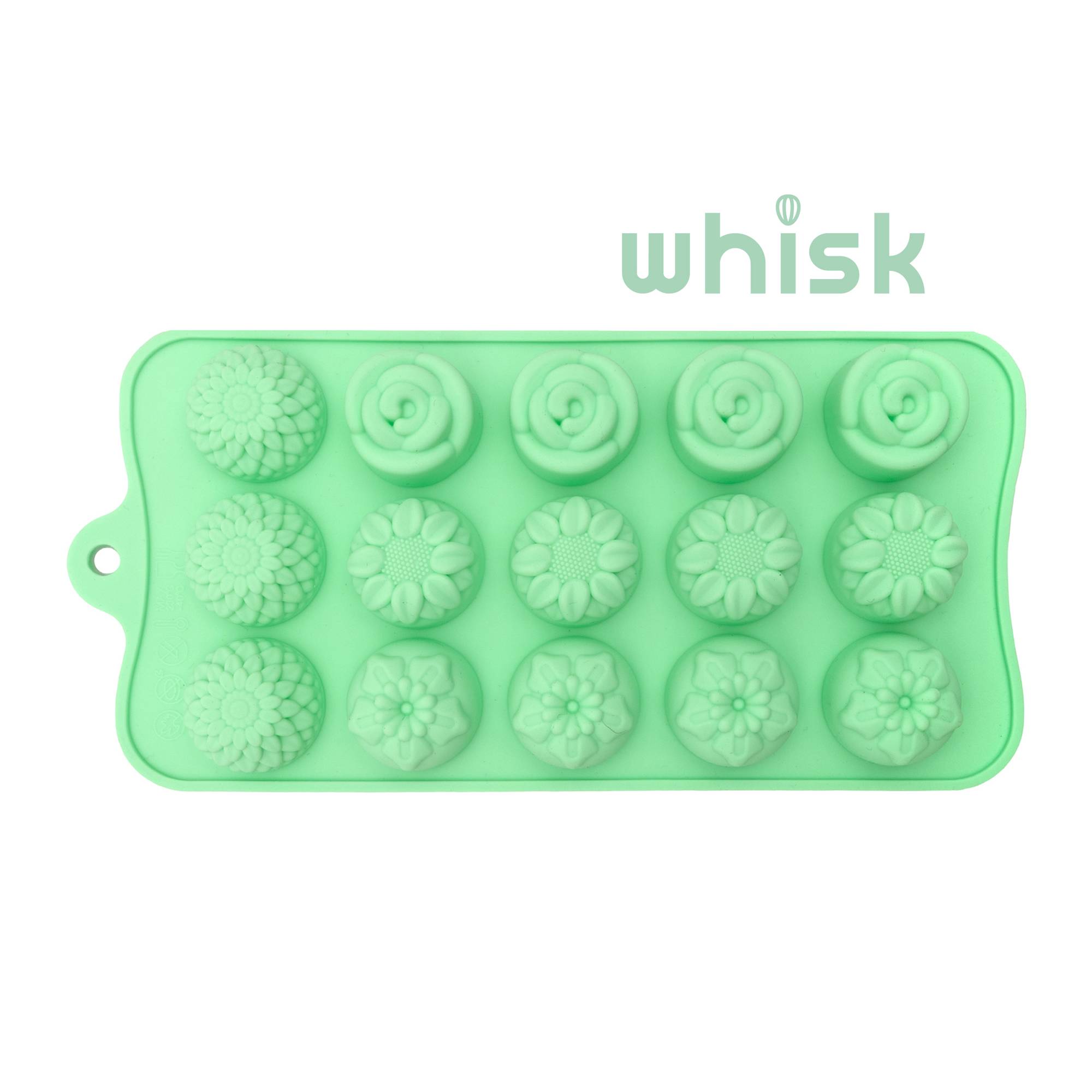 Whisk Small Flower Silicone Candy Mould 15 Wells
