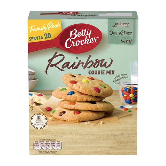 Betty Crocker Rainbow Cookie Mix 495g