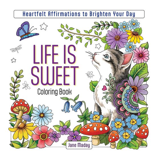 Life is Sweet Colouring Book