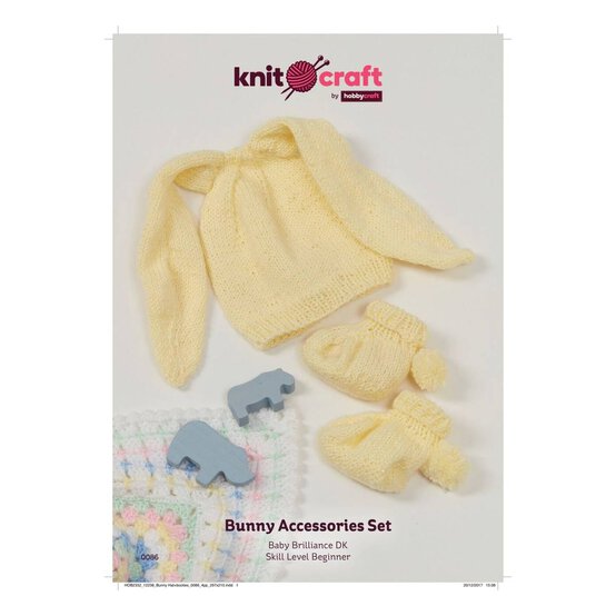 Knitcraft Bunny Accessories Set Digital Pattern 0086