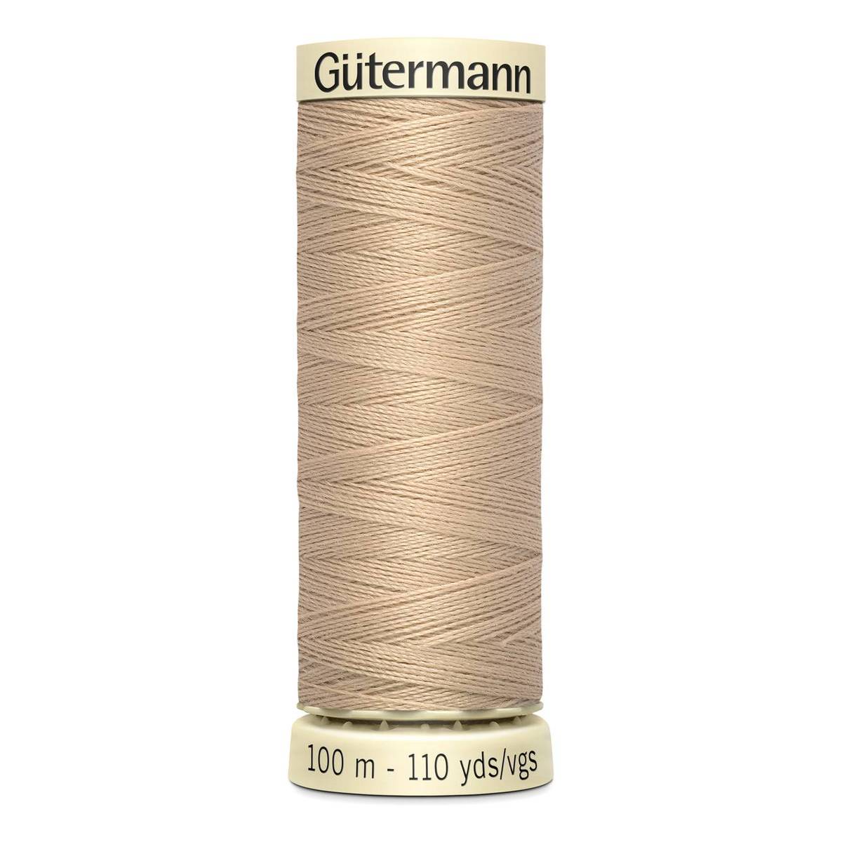 Gutermann Beige Sew All Thread 100m (186)