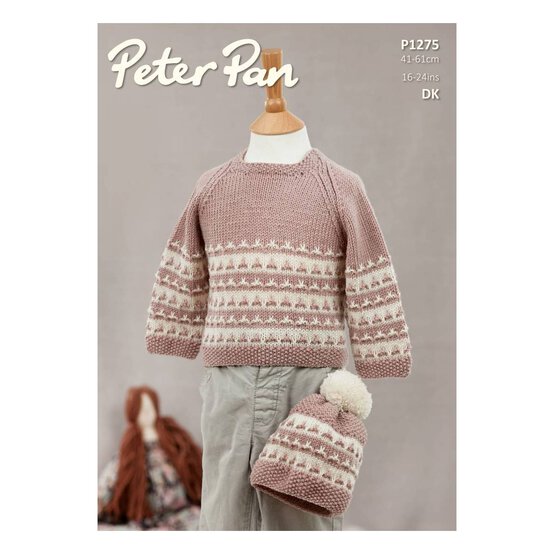 Peter Pan Baby Merino Jumper and Hat Digital Pattern P1275