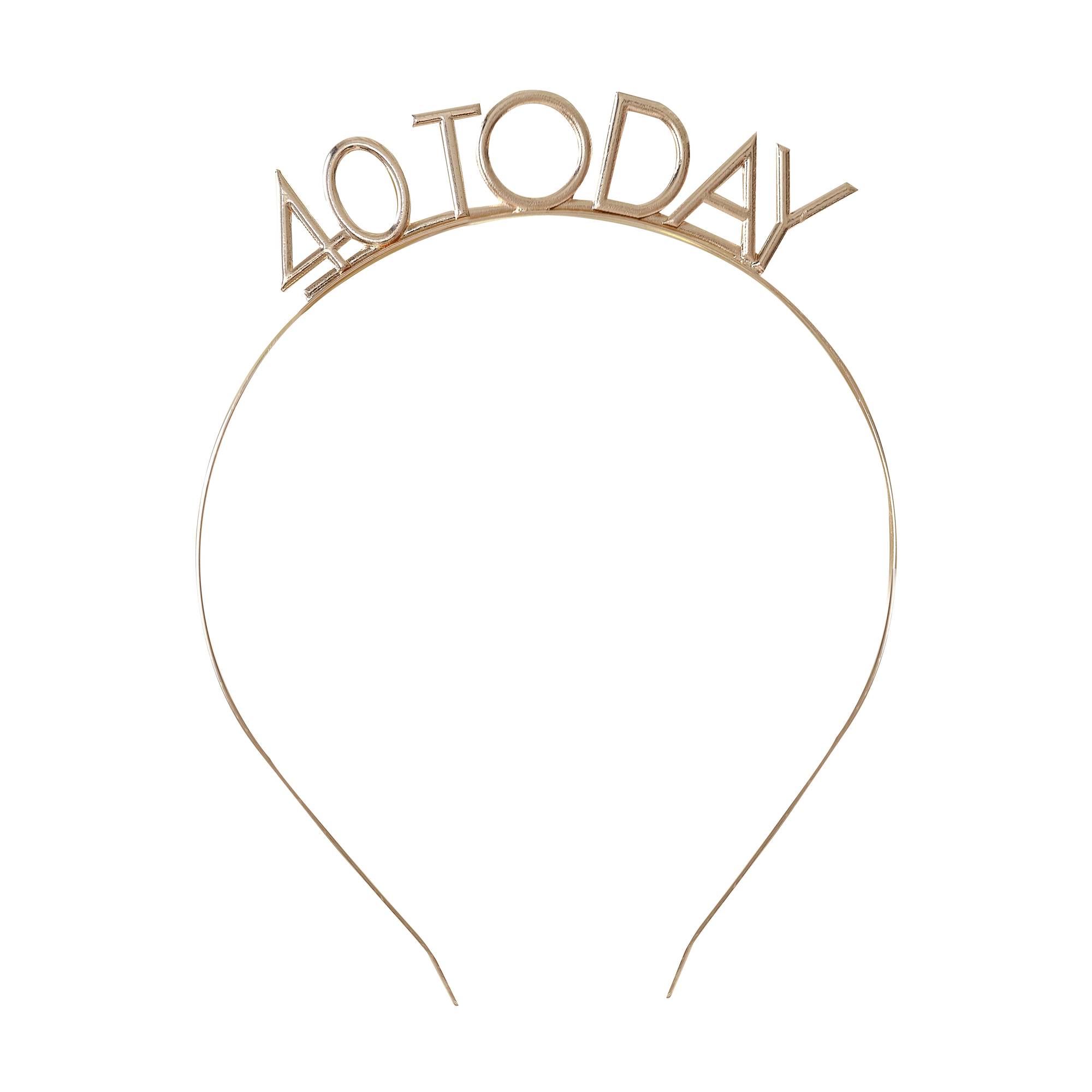 Ginger Ray 40 Today Headband