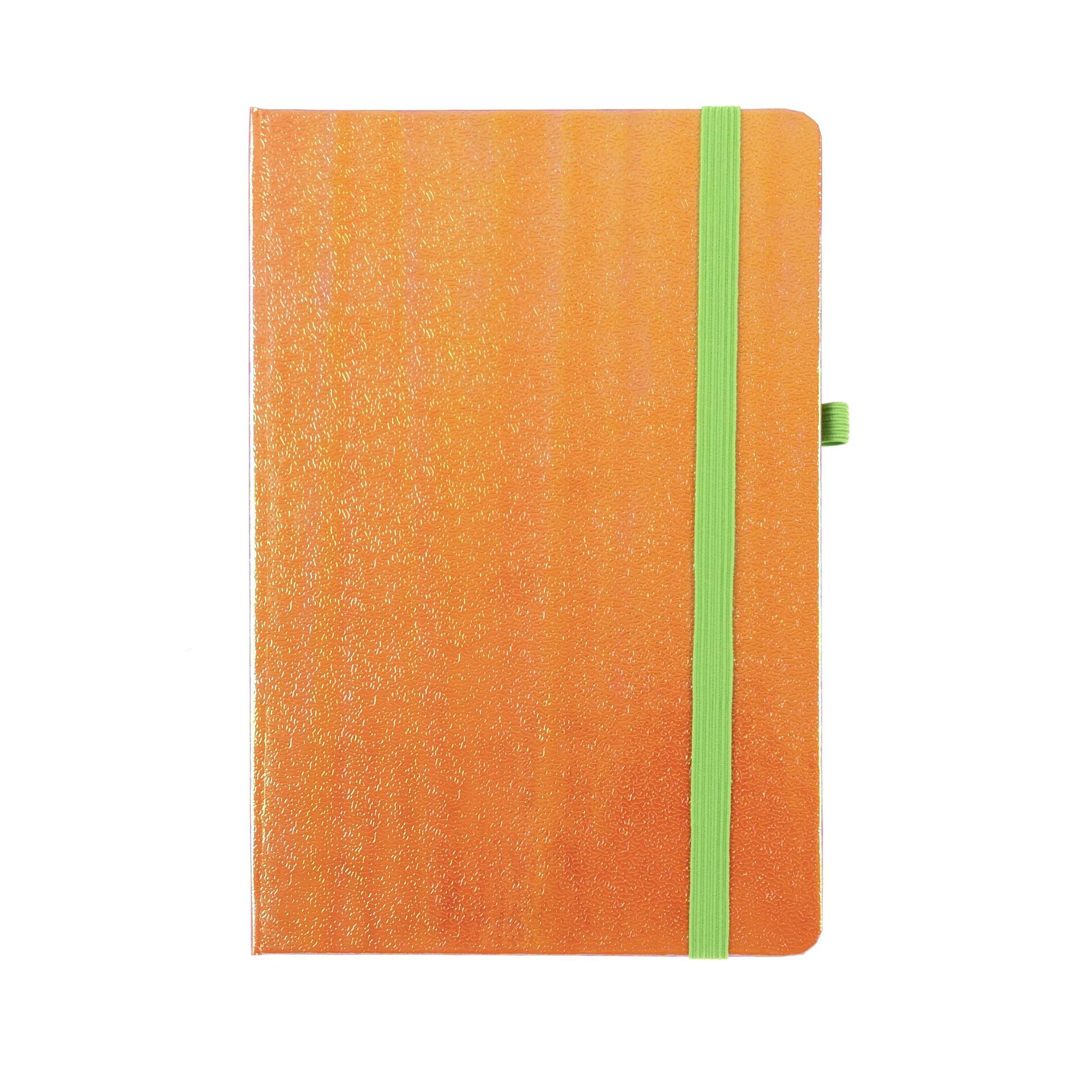 Metallic Orange Notebook A5