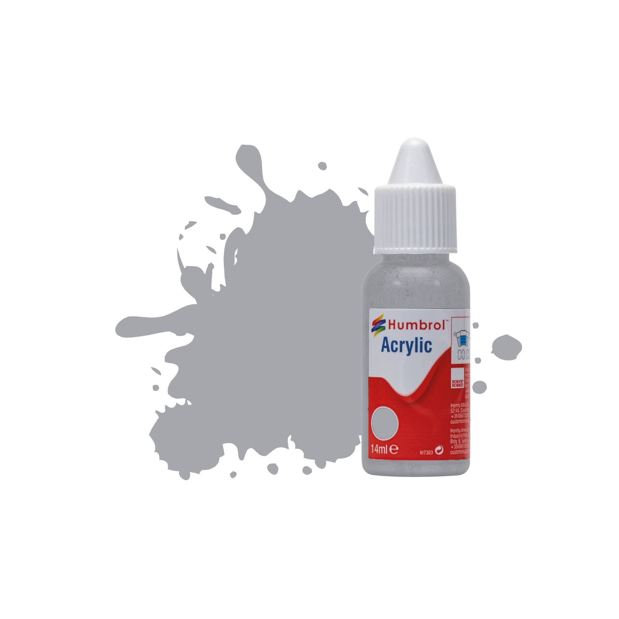 Humbrol 165 Medium Sea Grey Matt Acrylic Paint Dropper 14ml