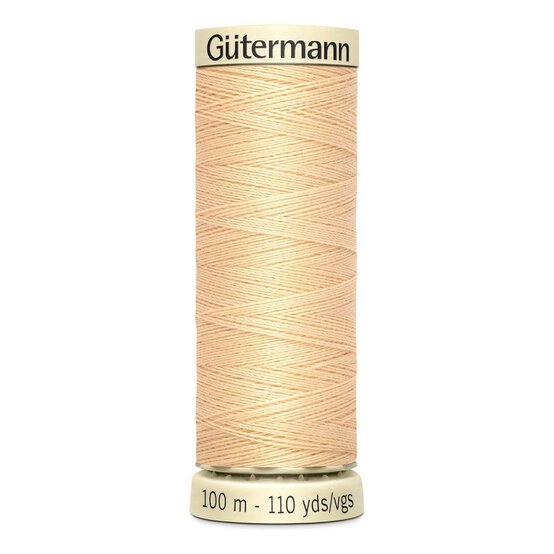 Gutermann Beige Sew All Thread 100m (6)