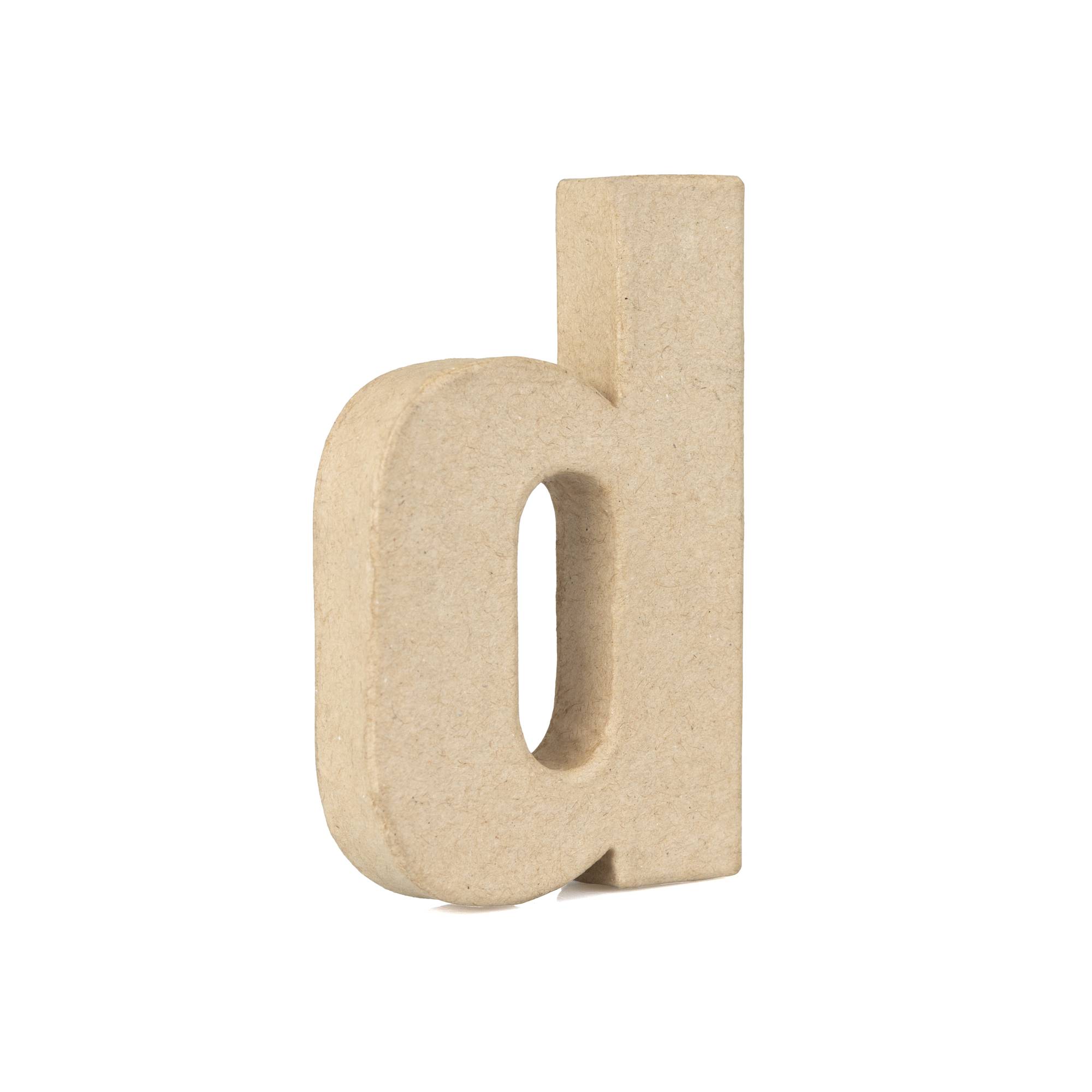 Lowercase Mini Mache Letter D