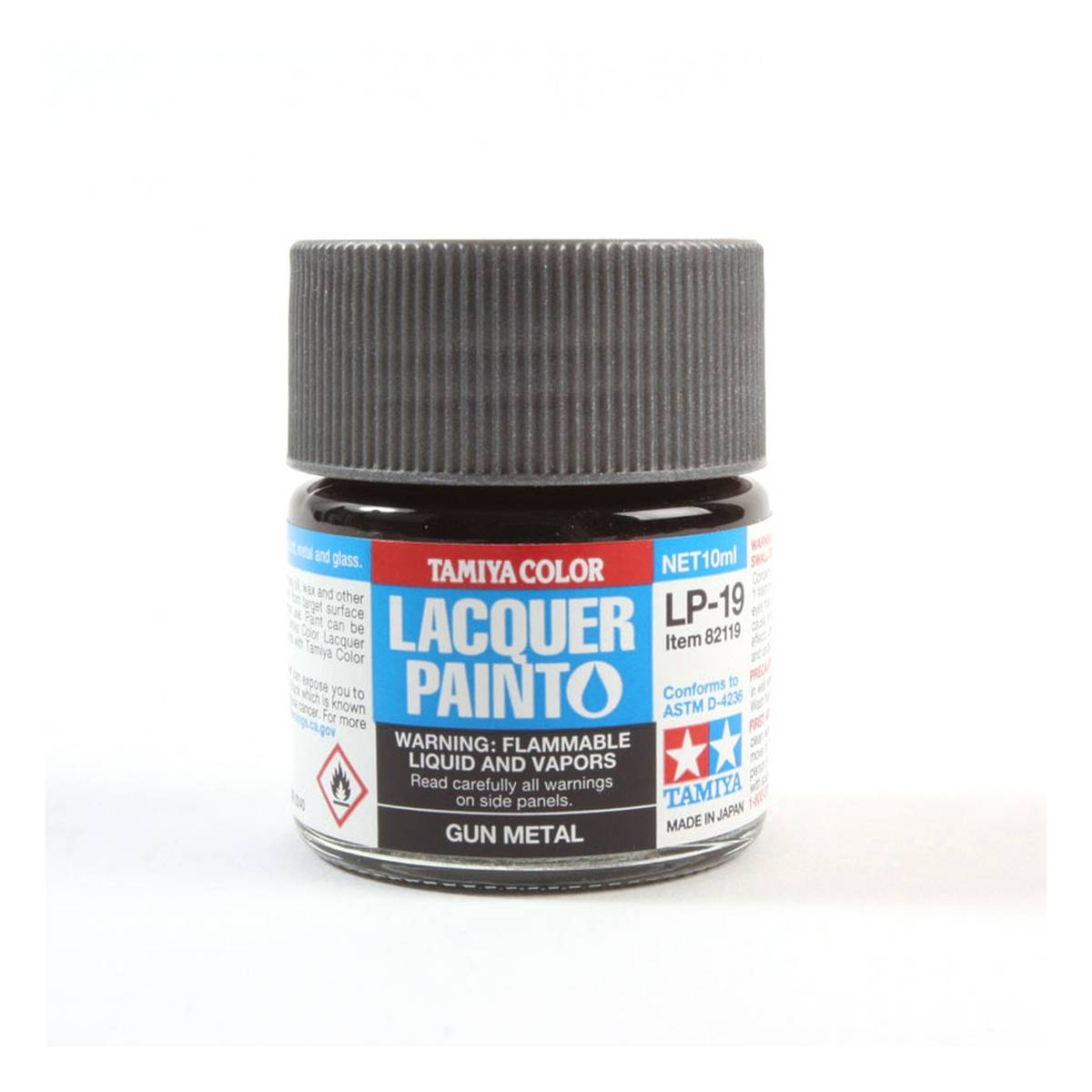Tamiya Gunmetal Grey Lacquer Paint 10ml (LP-19)