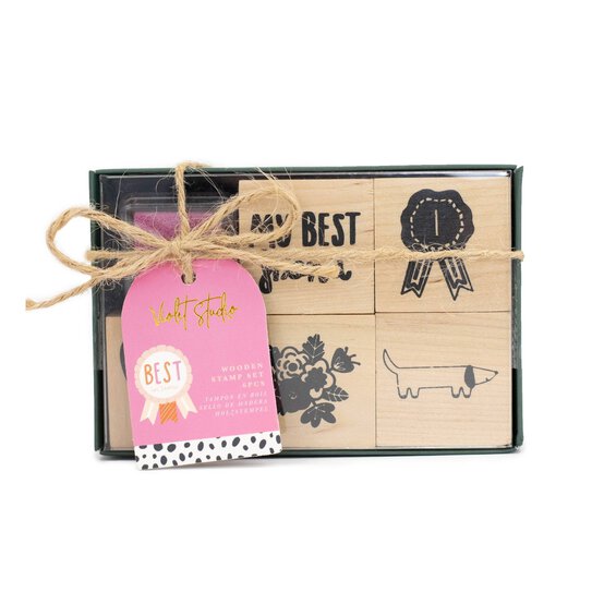 Violet Studio Best in Show Wooden Stamp Set