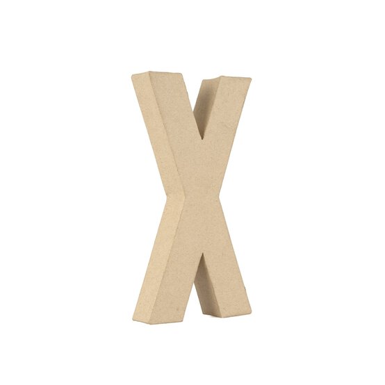 Mache Letter X 20cm
