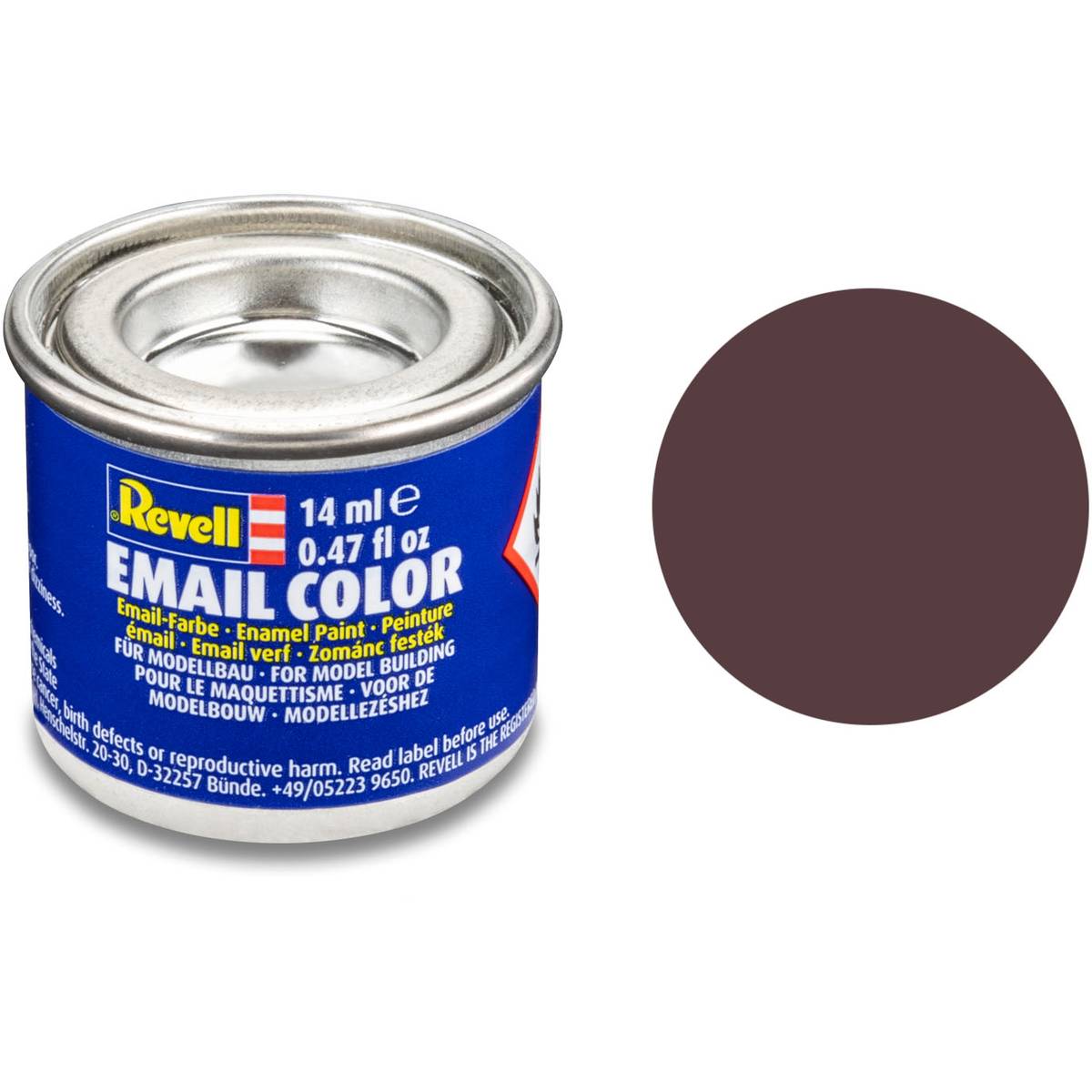 Revell Leather Brown Matte Enamel Paint 14ml (84)