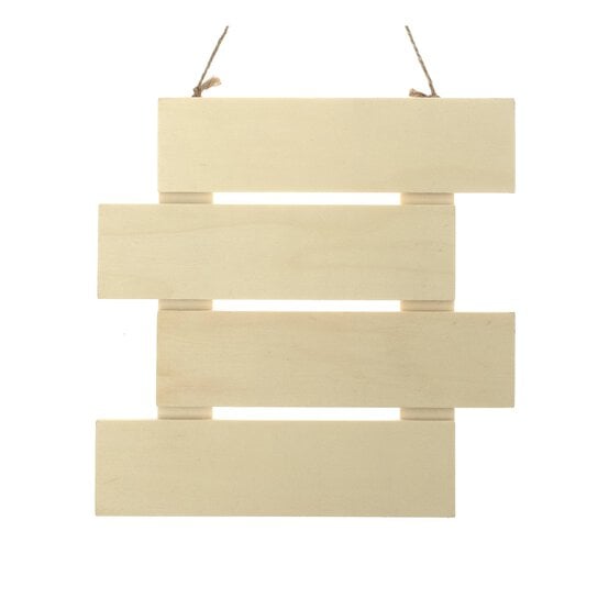 Wooden Slate Sign 21cm