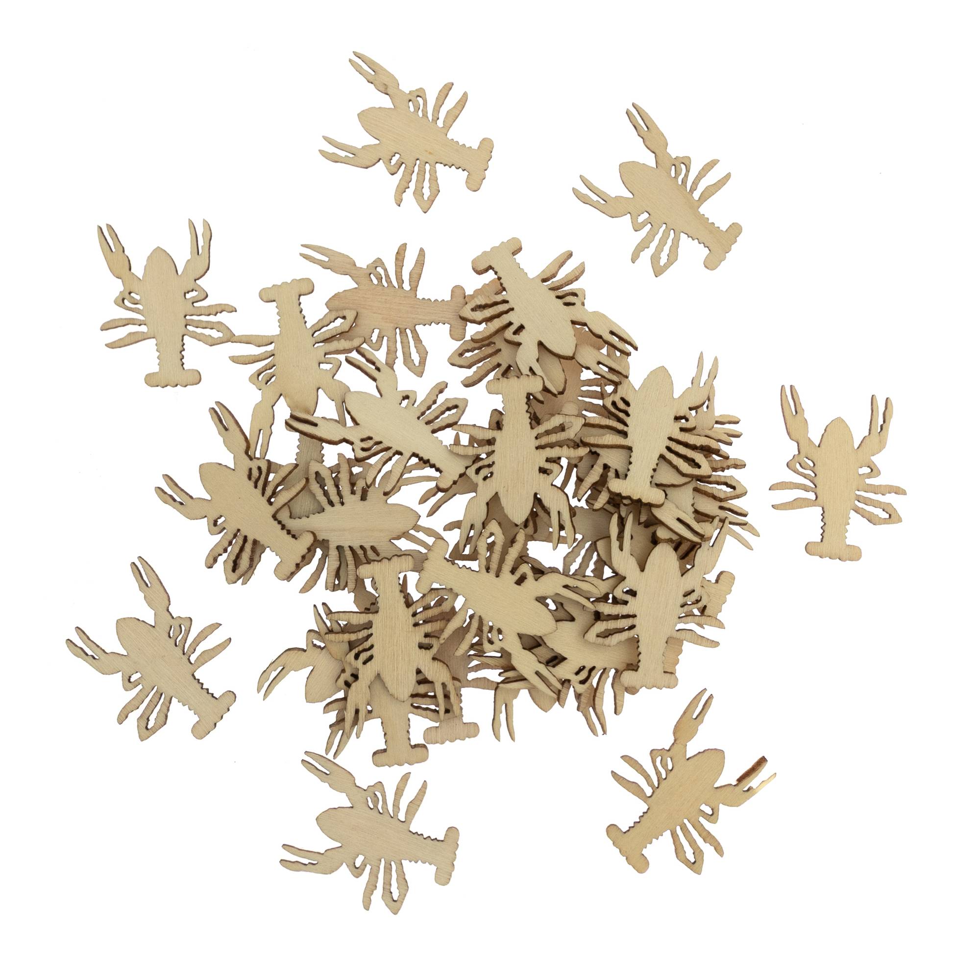 Lobster Wooden Toppers 36 Pack