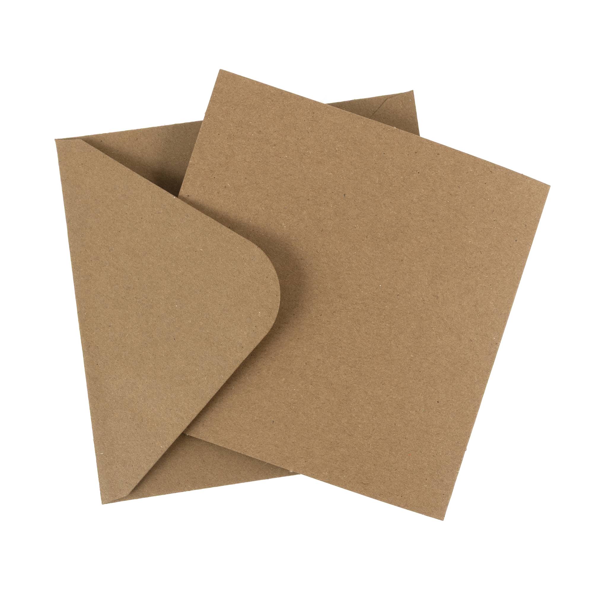 Kraft Cards 5 x 5 Inches 50 Pack
