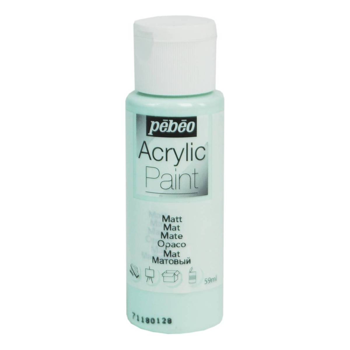 Pebeo Water Green Matt Acrylic Craft Paint 59ml